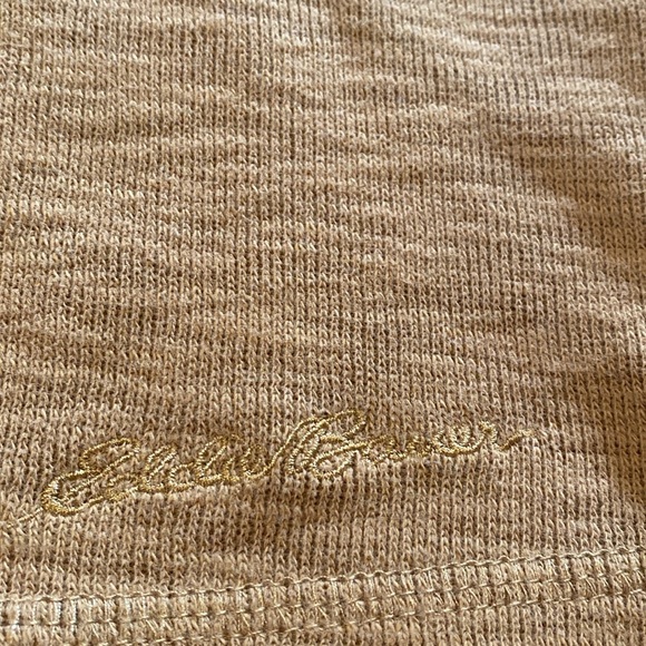 Eddie Bauer Cozycore Crew Neck L/S Cotton Knit  Sweater Autumnal Gold Size XL - Picture 4 of 11